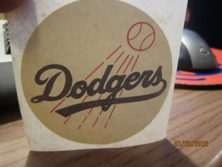 Los Angeles Dodgers Logo 1970 s 3 Inch Iron On Online now