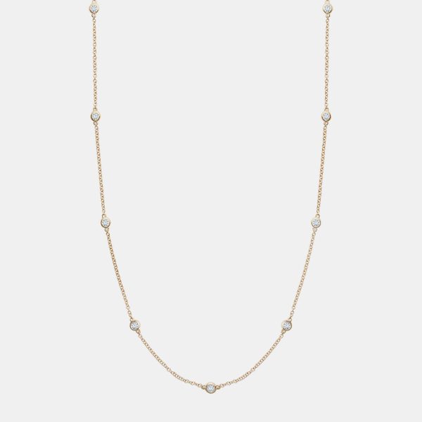 Diamond By The Yard Necklace on Sale