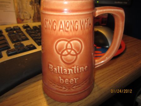 Ballantine Beer Sing Along With Vintage Ceramic Beer Stein Online Sale