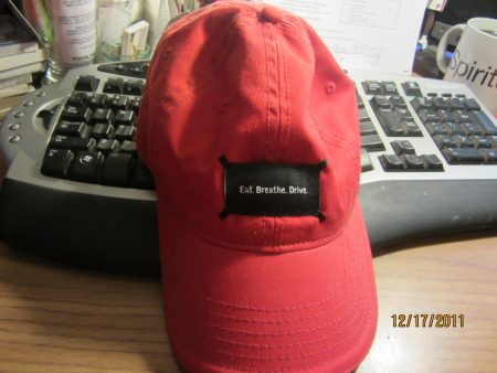 Automobile Magazine Eat. Breathe. Drive Adjustable Hat New Cheap