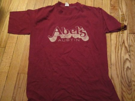 Abel s Of Austin Texas Logo Vintage T Shirt Large For Discount