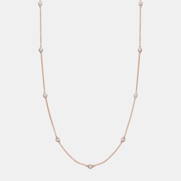 Diamond By The Yard Necklace on Sale