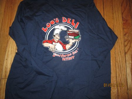 Lou s Deli Detroit Long Sleeve T Shirt XL  Good For The Beli  Supply