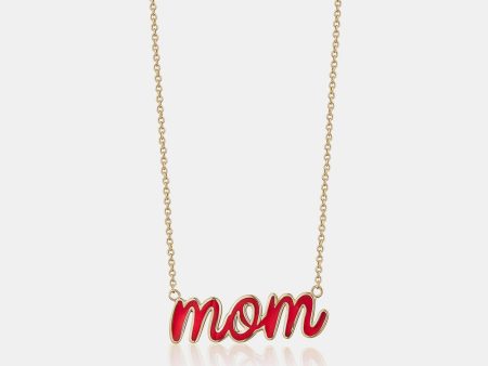 Custom Enamel Mom Necklace Sale