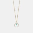 Diamond Horseshoe Necklace on Sale