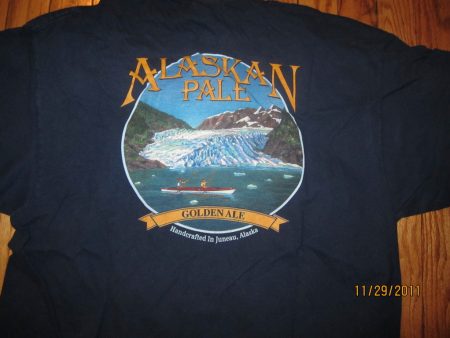 Alaskan Brewing Co. Golden Ale T Shirt Large Beer Supply