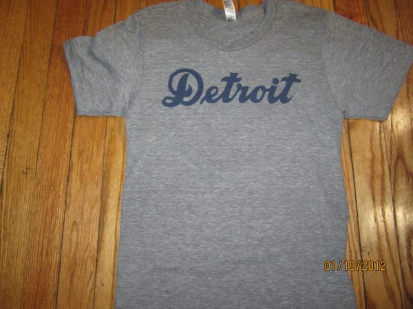 1938 Detroit Tigers #5 Hank Greenberg Road Jersey T Shirt American Apparel Tri Blend Online