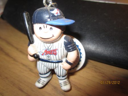 Anaheim Angels Older  Wing  Jersey L il Brat Keychain Supply